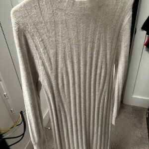 a new day Light Gray Long Sleeve Dress